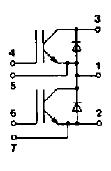 SKM100GB123D block diagram