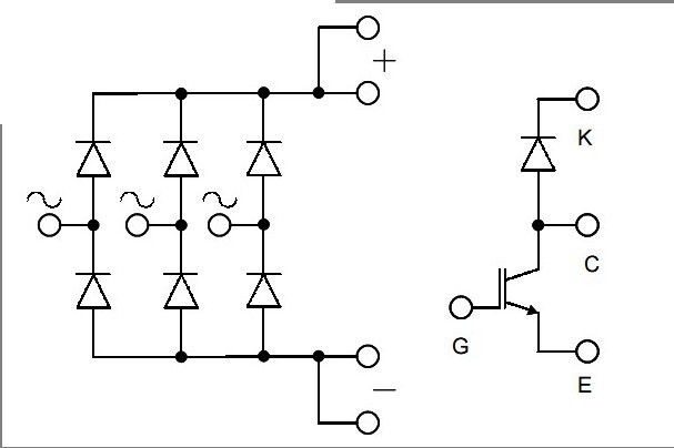 6R1MBI100P-160 equivalent circuit