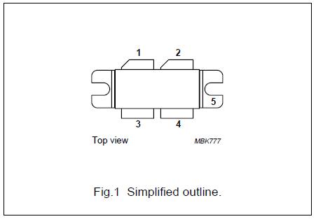 BLF861A Simplified outline diagram
