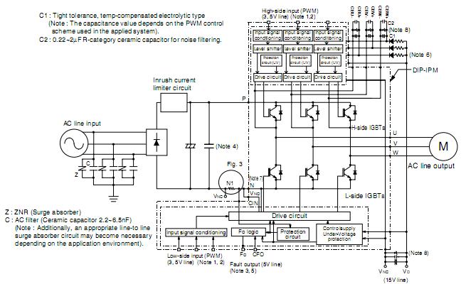 PS21563-P block diagram