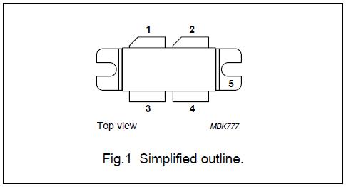 BLF647 Simplified outline diagram