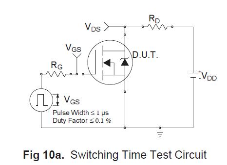 IRFP264N Switching Time Test Circuit
