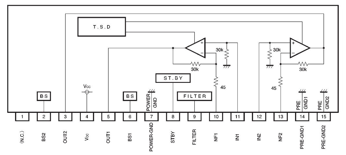 BA5417 Block diagram