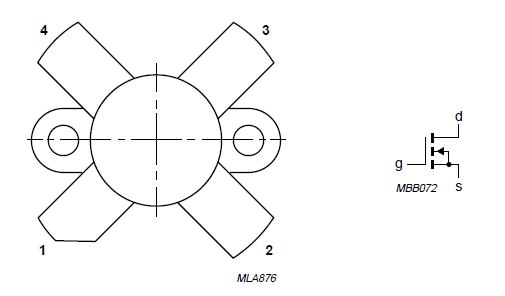 BLF177 pin configuration diagram