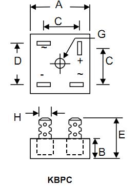 KBPC5010 block diagram