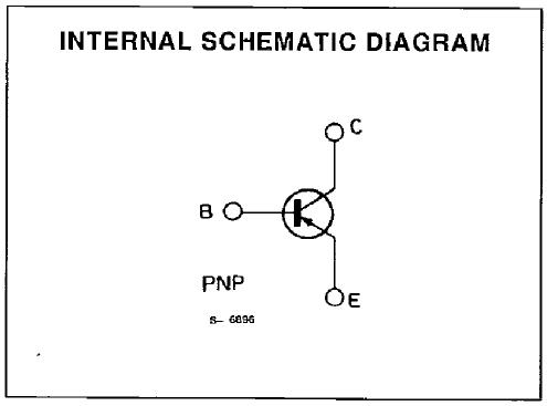 2N3209 internal schematic diagram