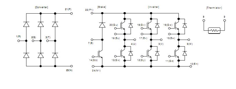 7MBR35SB120-50 circuit diagram