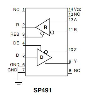 SP491CN-L/TR block diagram