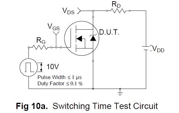 IRFP064N Switching Time Test Circuit
