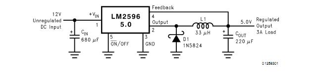 LM2596S-12/NOPB circuit diagram