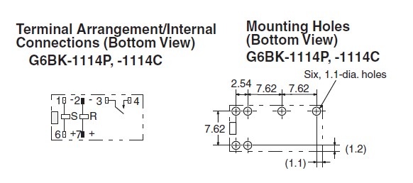 G6B-2114P-US-DC12V bottom view