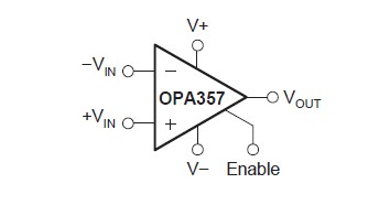 OPA357AIDDAR simplified circuit