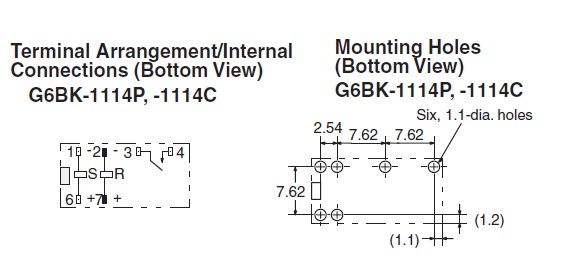 G6B-1114P-US-DC12V package diagram