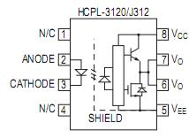 HCPL3120 circuit diagram