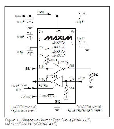 MAX211ECAI circuit diagram