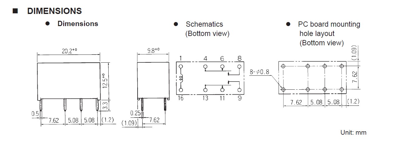 RY12W-K dimentions