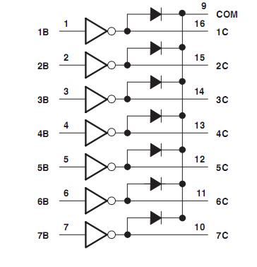 ULN2003ADR circuit diagram