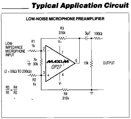 OP37AJ/883 typical application diagram