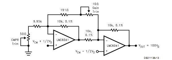 LMC6041IM circuit diagram