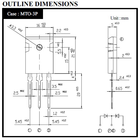 S30SC4M outline dimensions