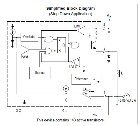 MC33166T Simplified Block Diagram