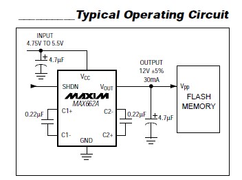 MAX662ACPA Typical Operating Circuit