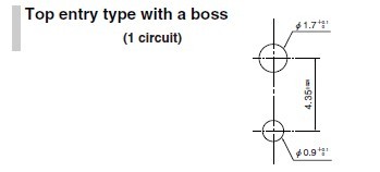 SXH-001T-P0.6 package dimension