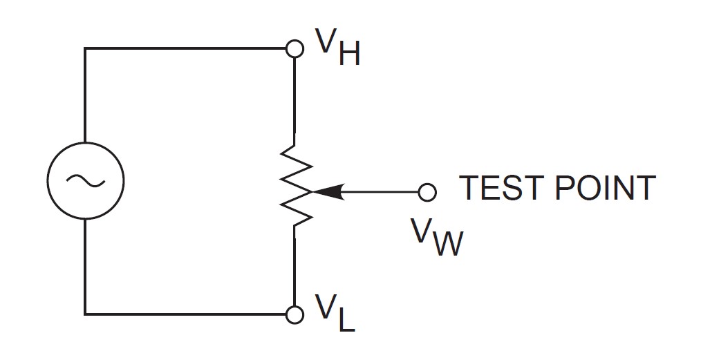 X9C103P Test Circuit