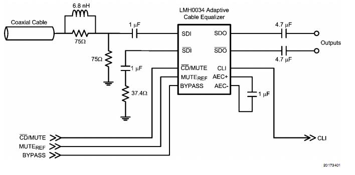 LMH0034MA circuit diagram