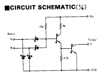 HD74LS01P circuit schematic