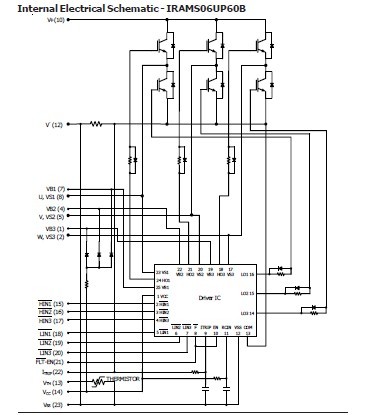 IRAMS06UP60B Internal Electrical Schematic