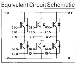 6MBI100FC-060 circuit diagram