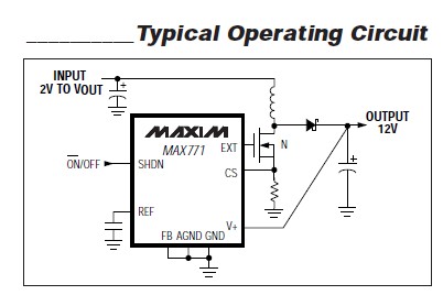 MAX771ESA Typical Operating Circuit