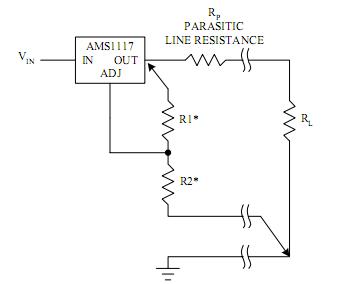 AMS1117-3.3 circuit diagram