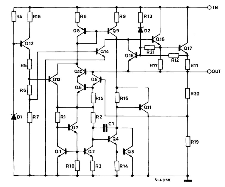 L7805 Schematic diagram