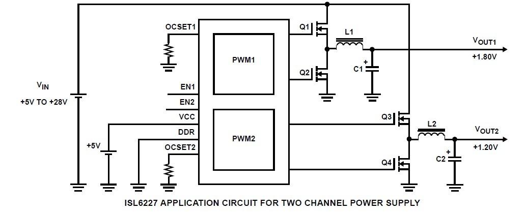 ISL6227CAZ-T application circuit