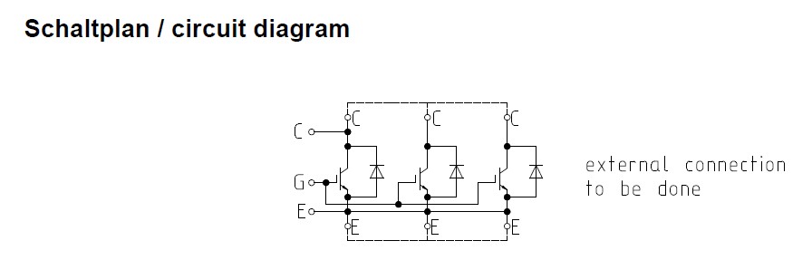 FZ1200R33KF2C  circuit diagram