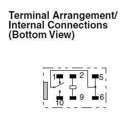 G5V-1 5VDC Internal Connections diagram