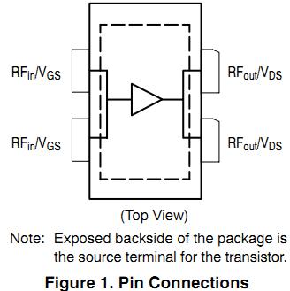 MRF6V2300NBR pin connection
