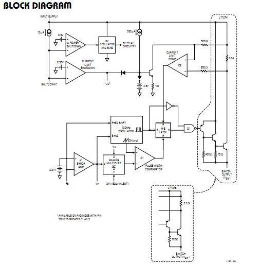LT1074IT7 block diagram