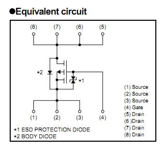 RSS075P03 equivalent circuit