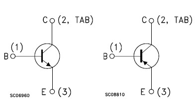 D44H11 Internal schematic diagram