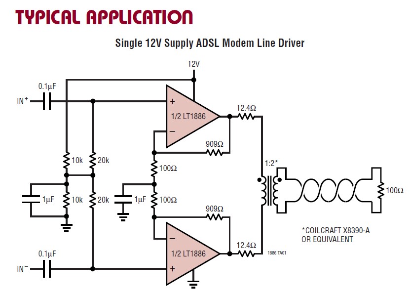 LT1886CS8 typical application