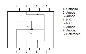 TL431ACZ PIN CONNECTIONS