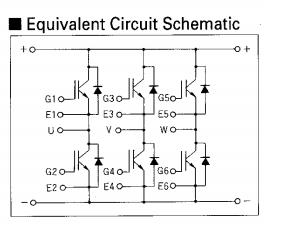 6MBI50FA-060 circuit diagram