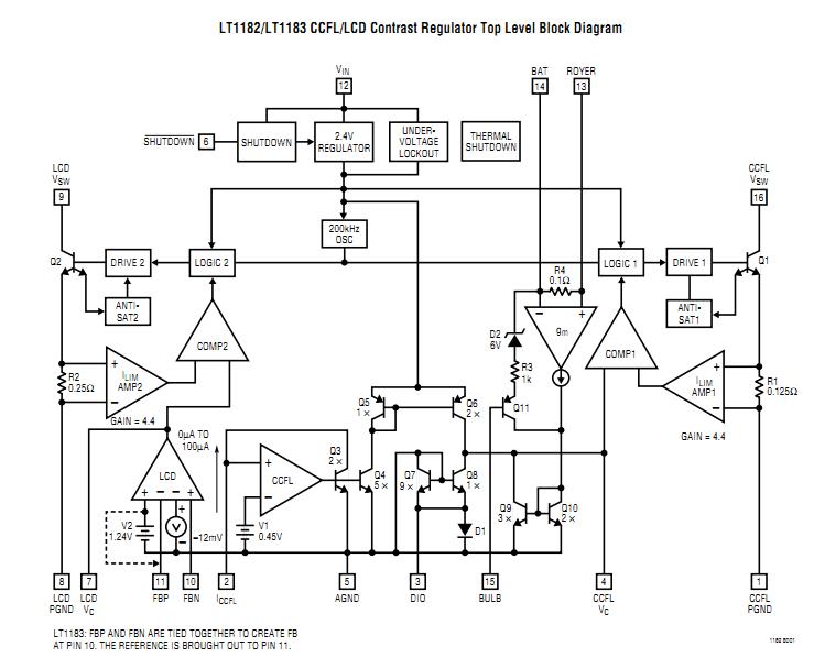 LT1184FCS block diagram