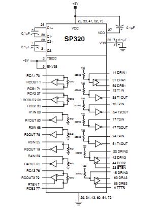 SP320ACF block diagram