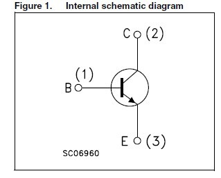 2SD882-AZ Internal schematic diagram