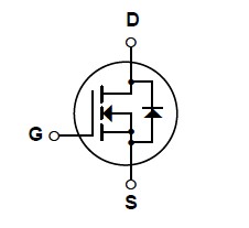 FQPF6N60 simplified diagram