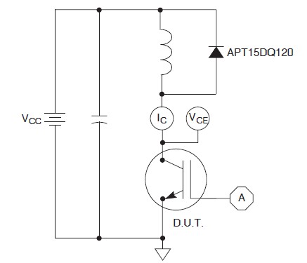 APT15GT120BRG Inductive Switching Test Circuit